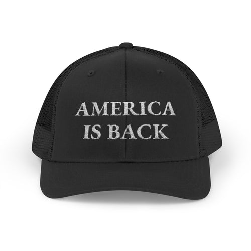 AMERICA IS BACK Trucker Hat