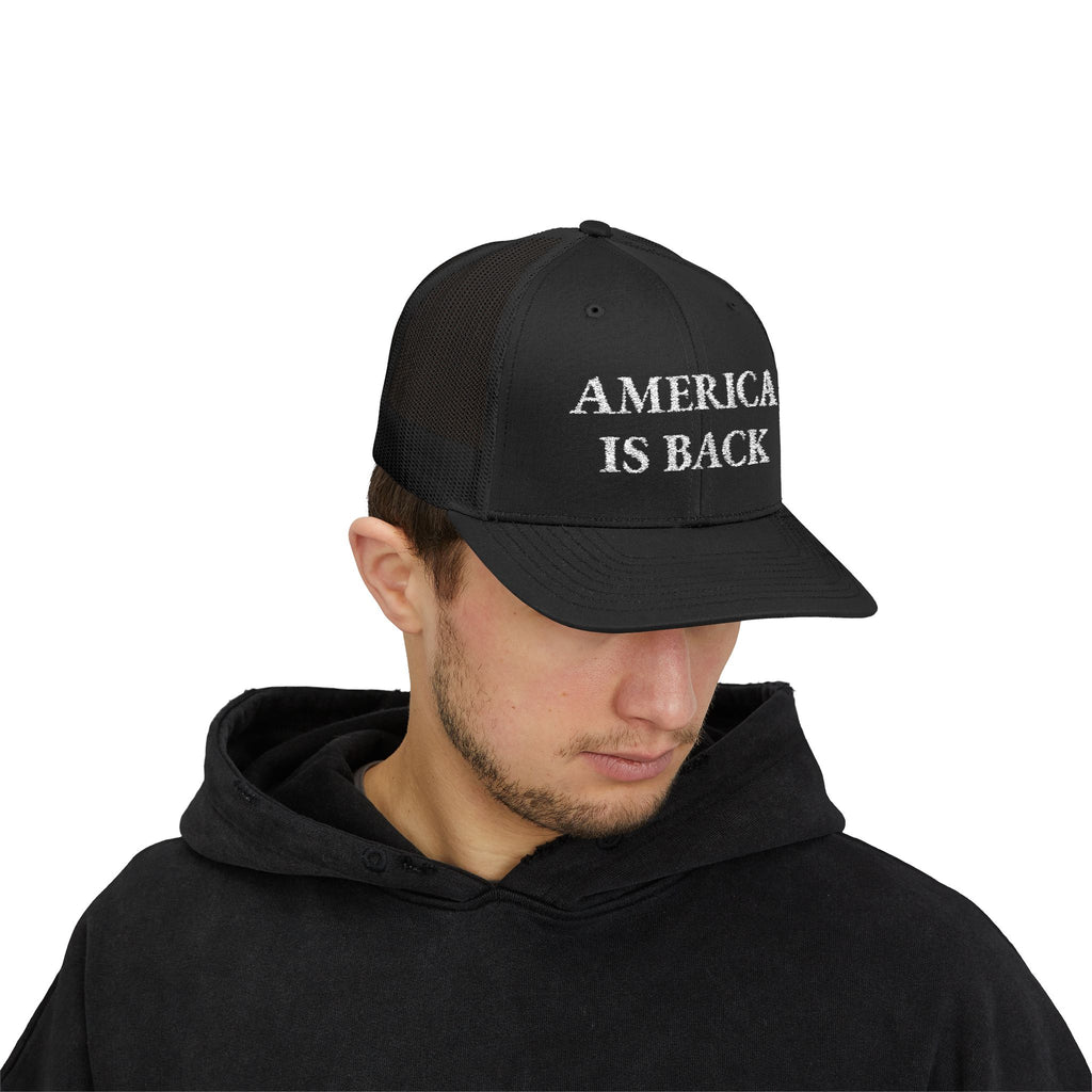 AMERICA IS BACK Trucker Hat